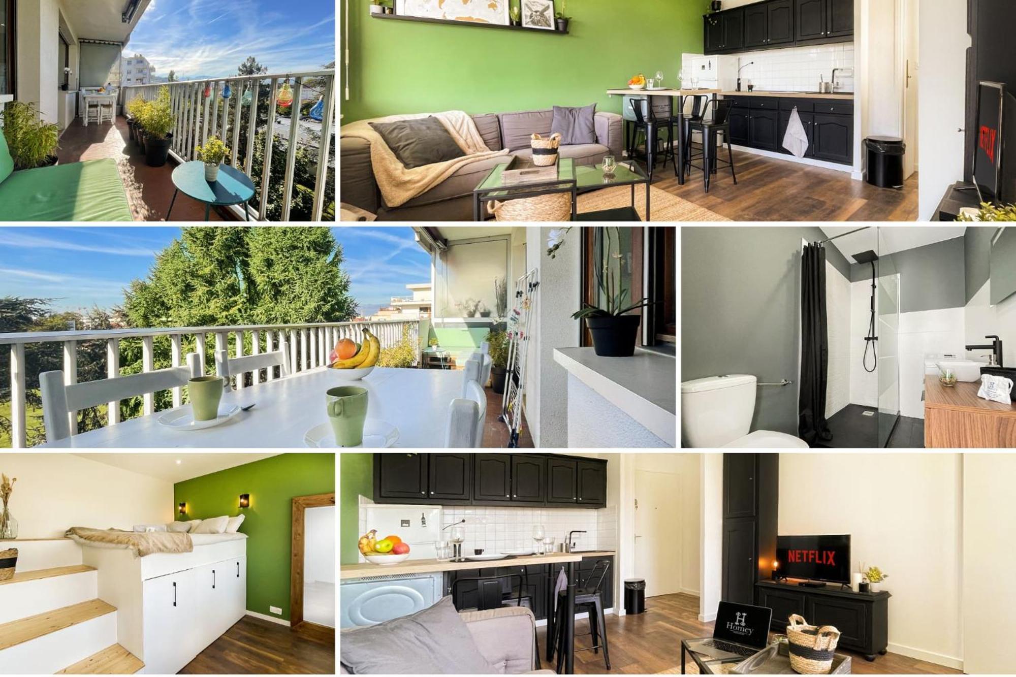 HOMEY THE NEST - New / Balcon privé / Free parking Annemasse Extérieur photo